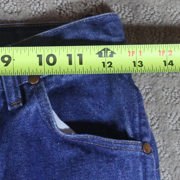 Wrangler Size 16 Slim Blue Jeans with Adjustable Waist - Picture 4 of 6
